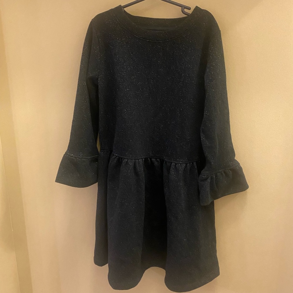 Navy blue with gold flecks Peek dress